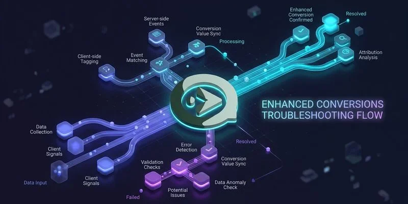 Enhanced Conversions troubleshooting diagnostic flow