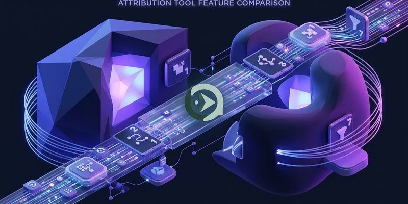 Comparison table showing key features across all seven attribution tools