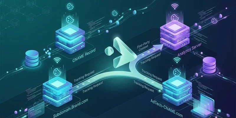 CNAME tracking overview diagram